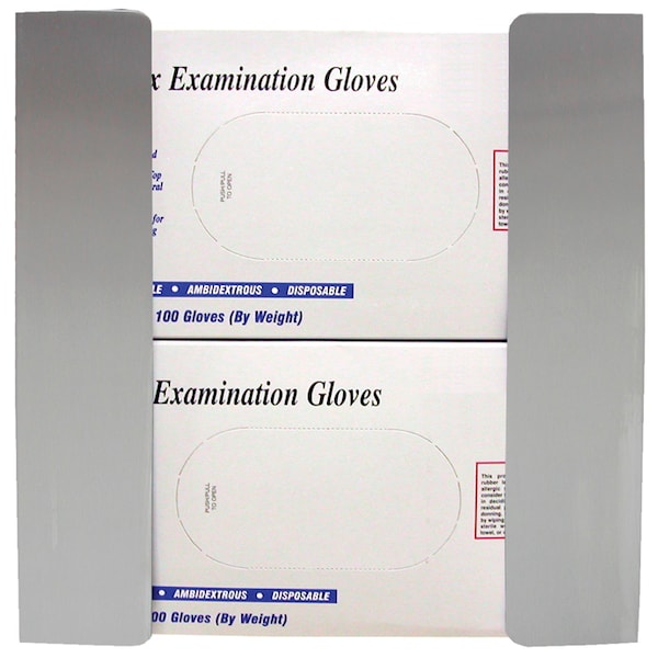 Omnimed Double Glove Box Holder/Dispenser, Stainless Steel 305301 - main